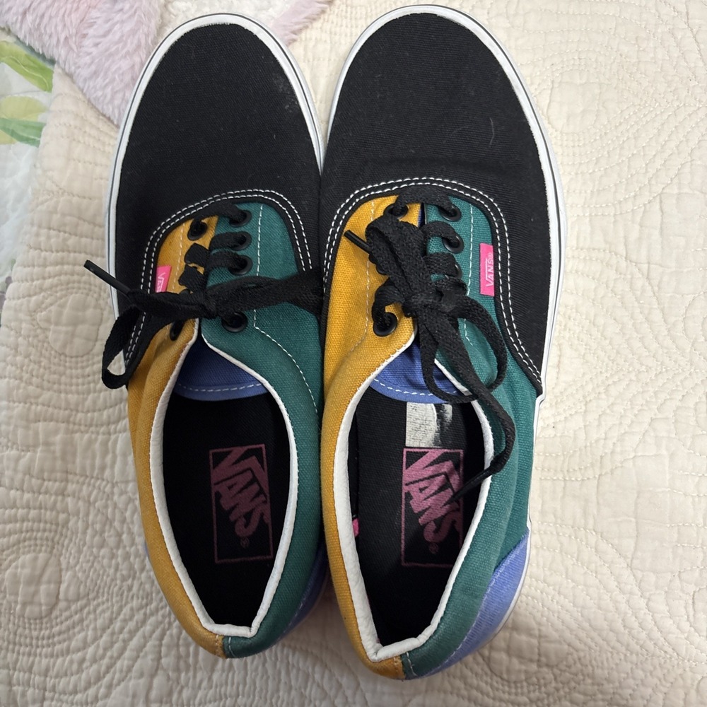 Vans Sneakers Mens 8  Wm 9.5 Multicolor Colorblock Mix N Match Shoes